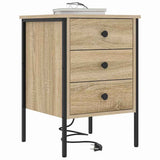 Bedside Cabinet Sonoma Oak 42 x 41 x 61 cm Engineered Wood 859482