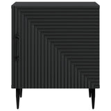 Bedside Cabinet 2 pcs Black 43 x 34.5 x 50 cm Engineered Wood 894798