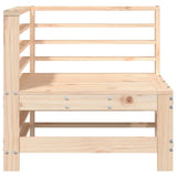 Garden Corner Sofa Solid Wood Pine 825604