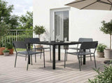Outdoor Furniture Set 5 pcs Anthracite Steel 3422870