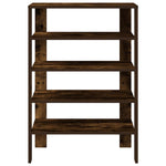 ZNTS Shoe Rack Smoked Oak 61x32x87.5 cm Engineered Wood 859855