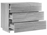 Sideboard Grey Sonoma 70 x 38 x 75 cm Engineered Wood 8011528