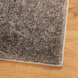 Rug ISTAN High Pile Shiny Look Grey 140x200 cm 375677