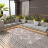 Outdoor Carpet ARAKIL Brown 190x290 cm PP 310435