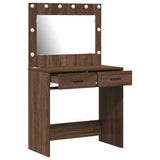 Dressing Table Brown Oak 78.5 x 41 x 135 cm Engineered Wood 865034