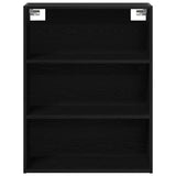 Hanging Wall Cabinet Wall-mounted Black Oak 69.5 x 32.5 x 90 cm 862794