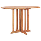 Outdoor Dining Set Natural Teak Solid teak wood Medium Foldable 3059975