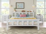 Single Bed White 3ft Solid Pine Wooden Bed Frame for Adults, Kids 190 x 90 cm WF038853KAA