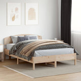 Bed Frame without Mattress 140x200 cm Solid Wood Pine 3207209
