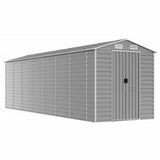 Garden Shed Light grey Galvanised steel Large Garden Shed 3188248