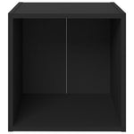 ZNTS TV Cabinets 4 pcs Black 37x35x37 cm Engineered Wood 805503