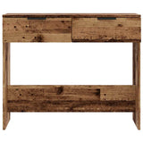 Console Table Old Wood 90x36x75 cm Engineered Wood 856945