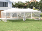 Folding Party Tent with Sidewalls White 3x6 m 93552