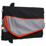 Bike Trailer Black and Orange 45 kg Iron 94131
