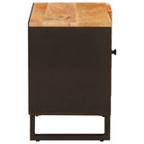 TV Cabinet with Shelf Brown 80 x 33 x 46 cm Solid Mango Wood 4018311
