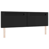 LED Headboard Black 180 cm Faux Leather 42007309