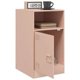 ZNTS Bedside Cabinets 2pcs Pink 34.5x39x62 cm Steel 841766