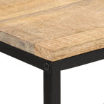 Console Table 70x35x70 cm Solid Rough Wood Mango 374074