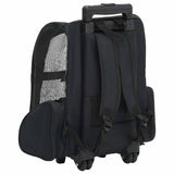 Foldable Multipurpose Pet Trolley Black 171019