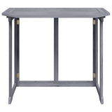 Folding Balcony Table 90x50x74 cm Solid Acacia Wood 46326
