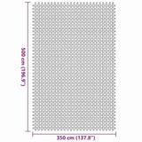 Tent Carpet Blue 500 x 350 cm Polyester 42002784