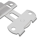 Door Latch 423 pcs Silver 70 x 8 mm Steel 864754