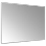 LED Bathroom Mirror Transparent 90 x 60 cm Tempered Glass 42045821
