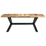 247427 Dining Table 200x100x75 cm Solid Mango Wood