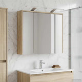 Bathroom Mirror Cabinet Sonoma Oak 63.5 x 16 x 62.5 cm 889161