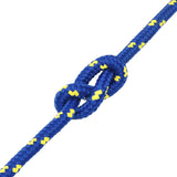 Multipurpose Utility Rope 14 mm 100 m Blue PP 1275 kg Max Load 3473116