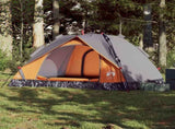 Camping Tent Dome 3-Person Grey and Orange Quick Release 4004195