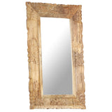 Mirror 80x50 cm Solid Mango Wood 321636