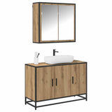 Bathroom Furniture Set 2 pcs Artisan Oak Engineered Wood 3402358