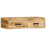 Wall-mounted TV Cabinet 80x30x19 cm Solid Rough Wood Mango 4017461