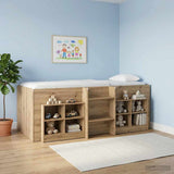 Kids'High Bed Frame 2 pcs Artisan Oak 90 x 200 cm 3422562