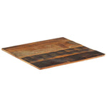 Square Table Top 70x70 cm 15-16 mm Solid Reclaimed Wood 286048