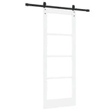 Sliding Door Manual ORKDAL White 78 x 202 cm Wood and metal 3332440
