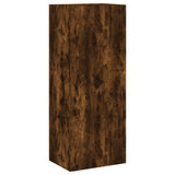 4 Piece TV Wall Units Smoked Oak Engineered Wood 3216432