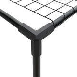 3-Tier Plant Stand Black 200 x 32 x 104 cm Steel 42021342