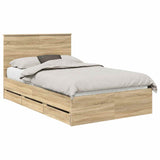 Bed Frame Sonoma Oak Engineer Wood 3409477