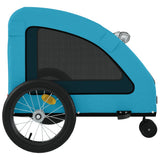 Pet Bike Trailer Blue Oxford Fabric and Iron 93981