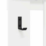 Wall-Mounted Coat Rack White 100 x 10 x 100 cm Engineered wood 874507