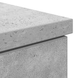 Desk Concrete Grey 86x49x76 cm Engineered Wood 861826