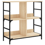 Bookshelf Sonoma Oak 78.5x33x82 cm Engineered Wood 835245
