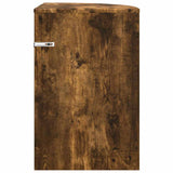 End Table Smoked Oak 39.7 x 39.7 x 60 cm Engineered Wood 891135