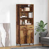 Highboard Old Wood 69.5 x 34 x 180 cm Engineered Wood 3415733