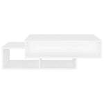 Coffee Table White 105x55x32 cm Engineered Wood 808522