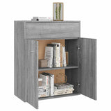 Sideboard Grey Sonoma 60x30x75 cm Engineered Wood 815376