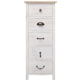 Side Cabinet 35x25x87 cm Paulownia Wood 284077
