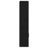 Bookcase Black Oak 60x24x120 cm Engineered Wood 860419
